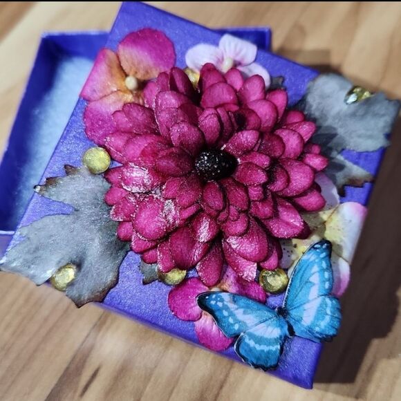 ✍️Handmade✍️ Breast Cancer Supporter Earrings, Poem & Gift Box Set - Picture 11 of 12